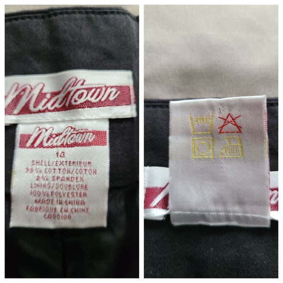 MIDTOWN Long Midi Black Skirt w/Ribbon Detail - Picture 4 of 8